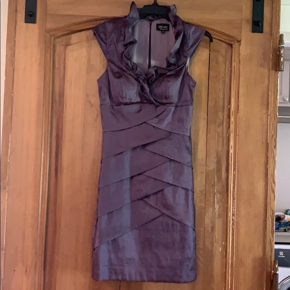 Purple cocktail dress
